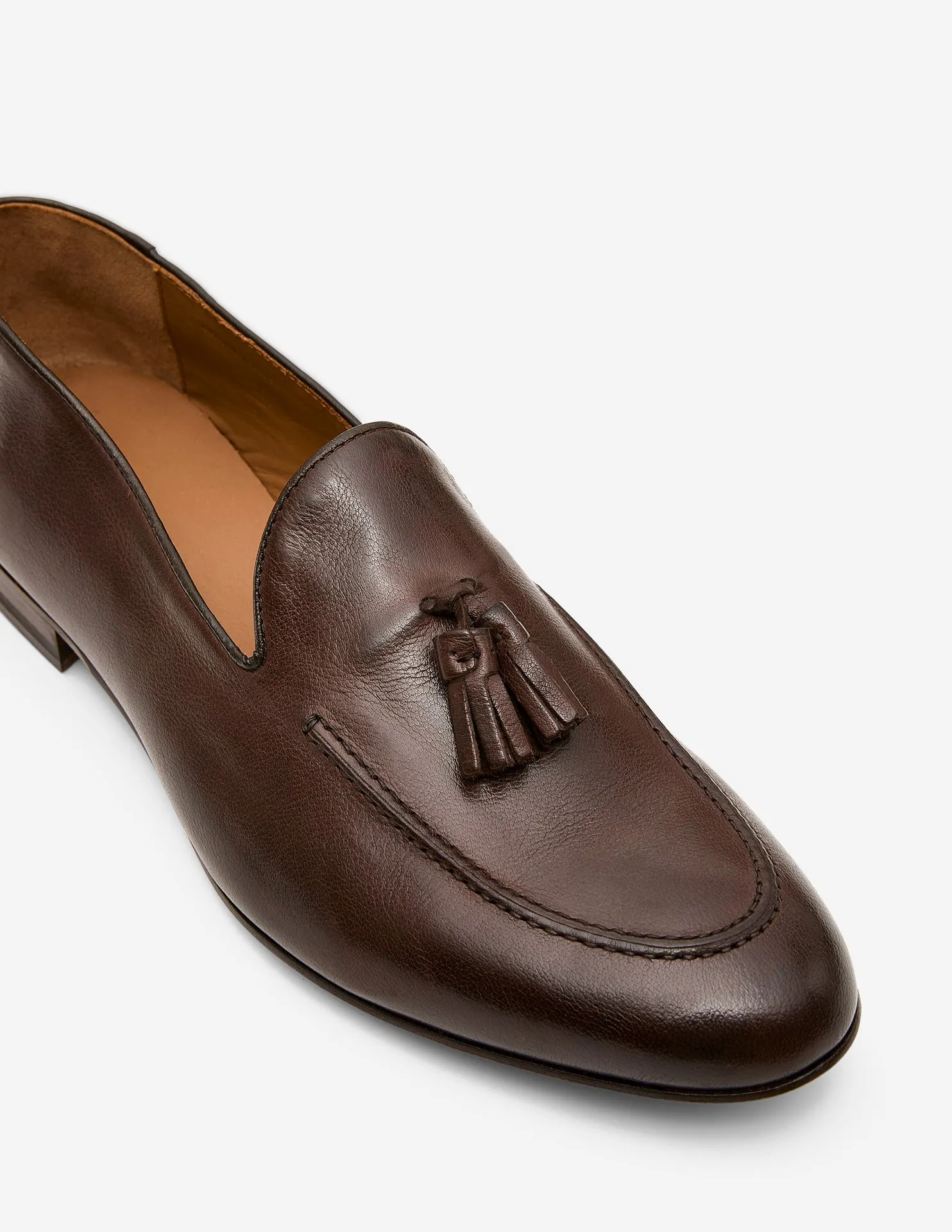 Soft Leather Loafer Chocolate