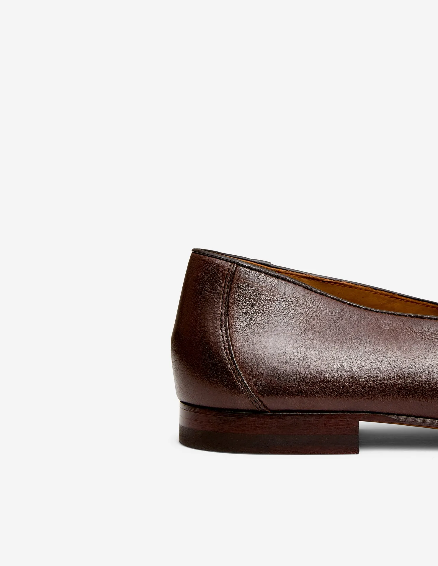 Soft Leather Loafer Chocolate