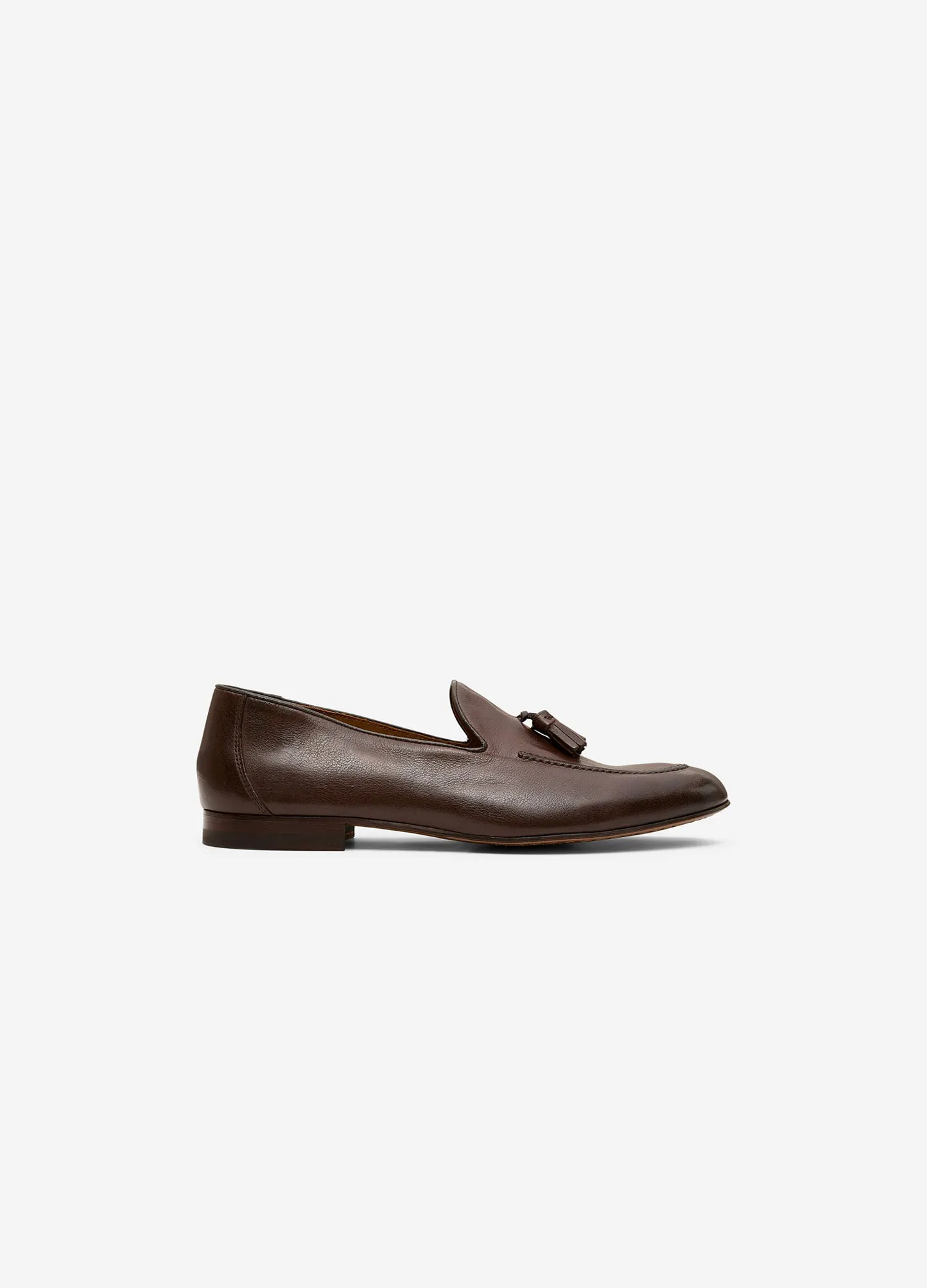 Soft Leather Loafer Chocolate