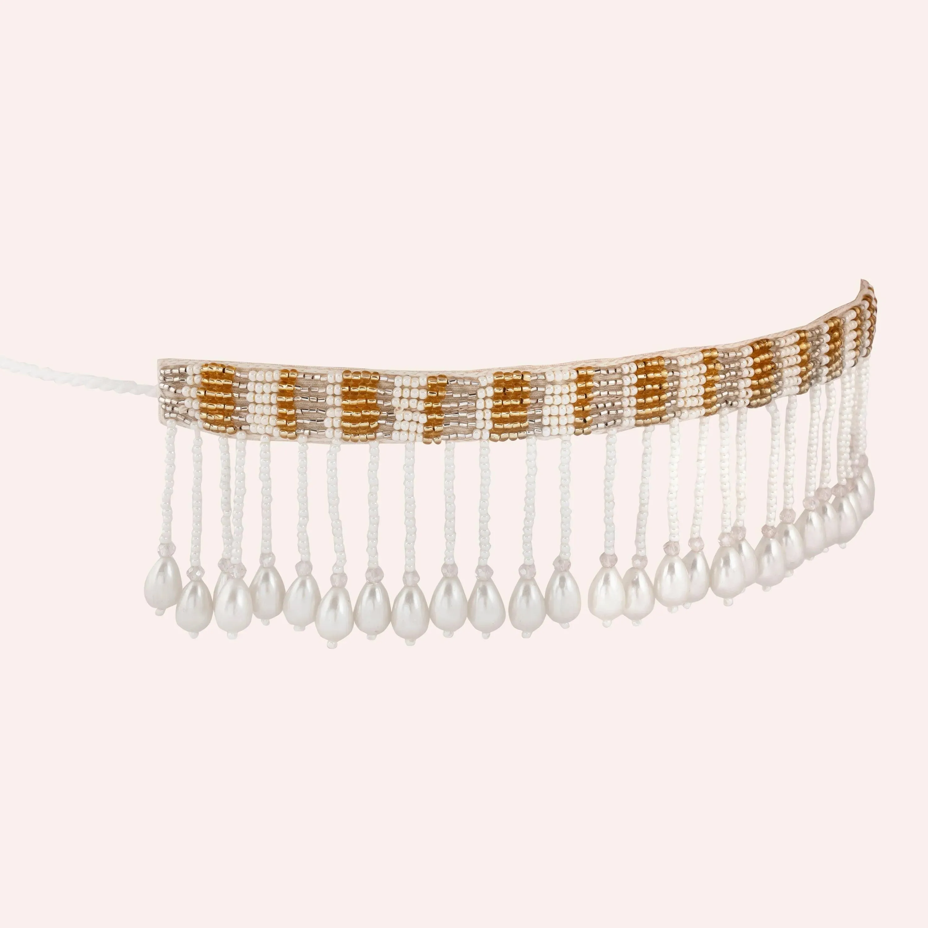 TFC Festive Chic Statement Beaded Choker Necklace