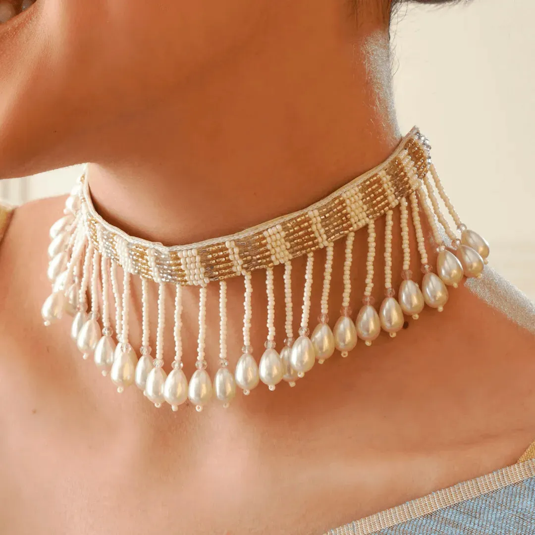 TFC Festive Chic Statement Beaded Choker Necklace