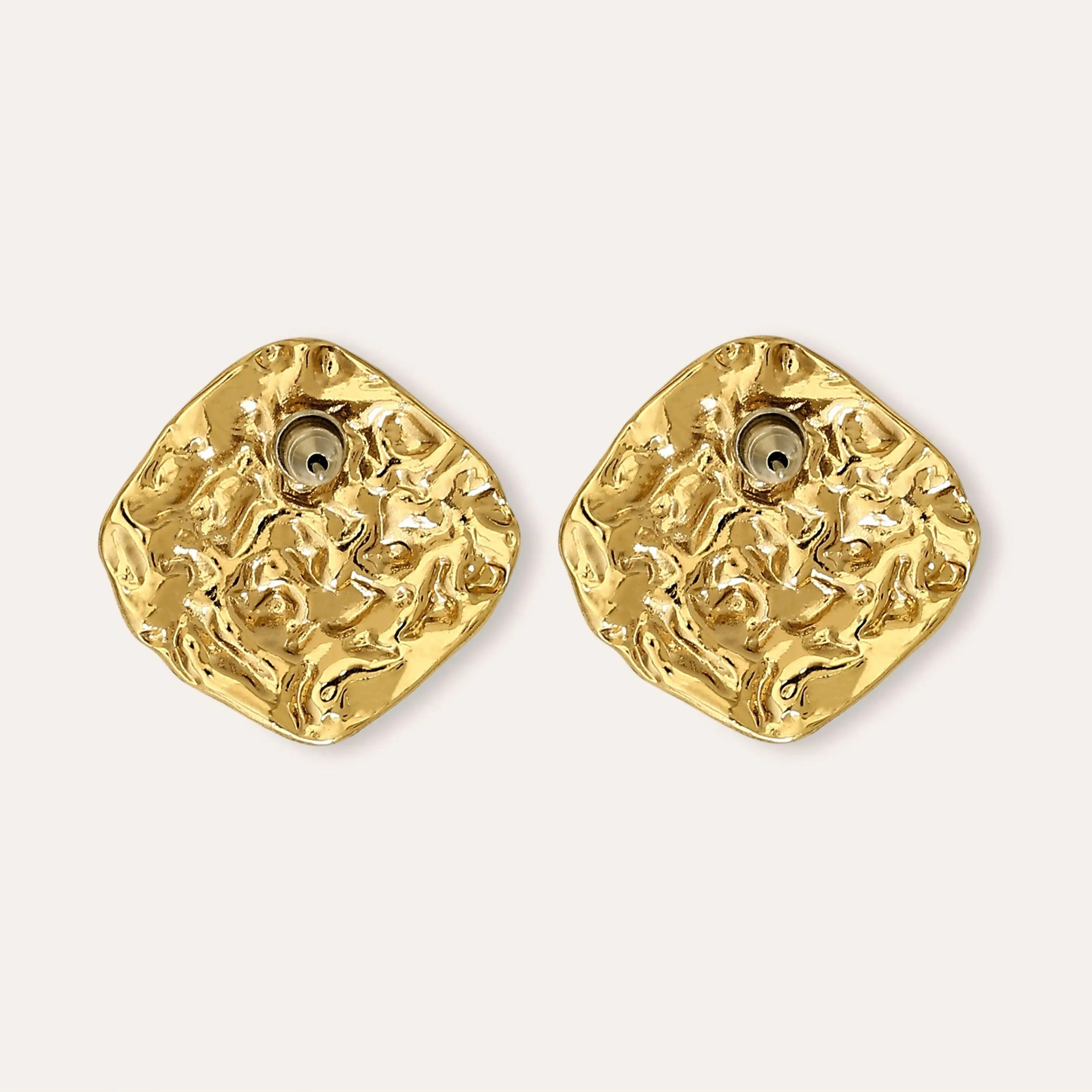 TFC Italian Luxury Gold Plated Stud Earrings