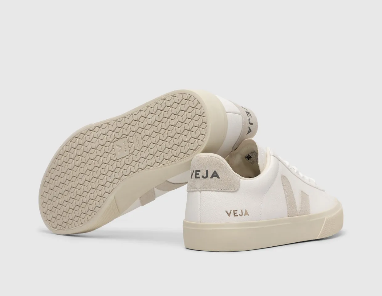 VEJA Campo Extra White / Natural Suede