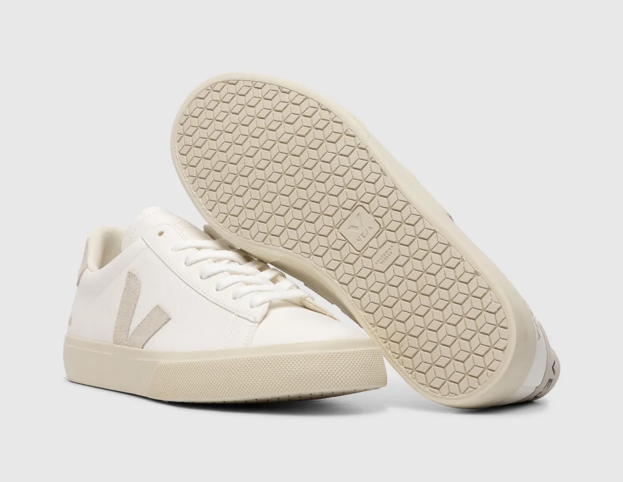 VEJA Campo Extra White / Natural Suede