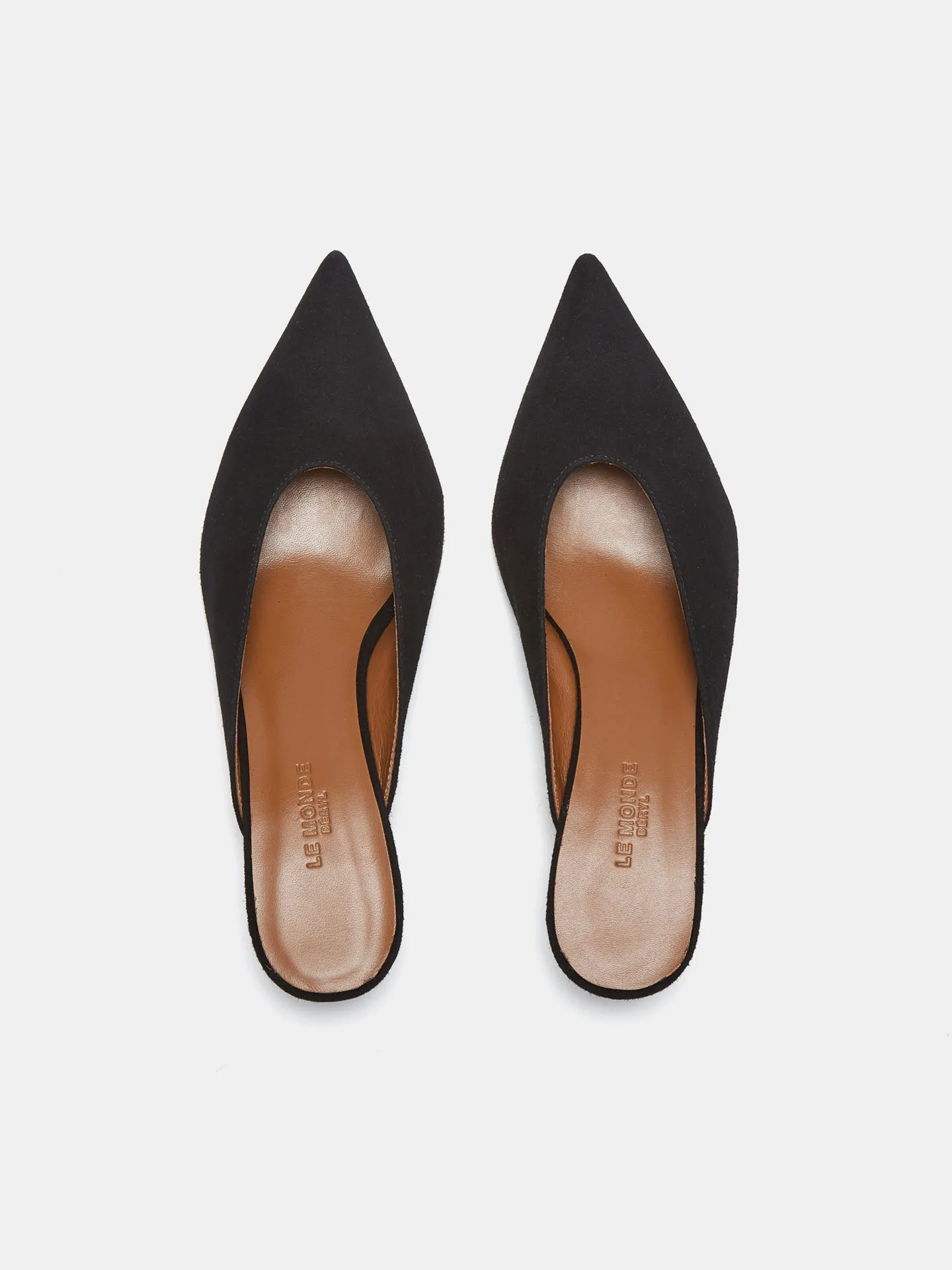 Venetian Kitten Heel / Black Suede