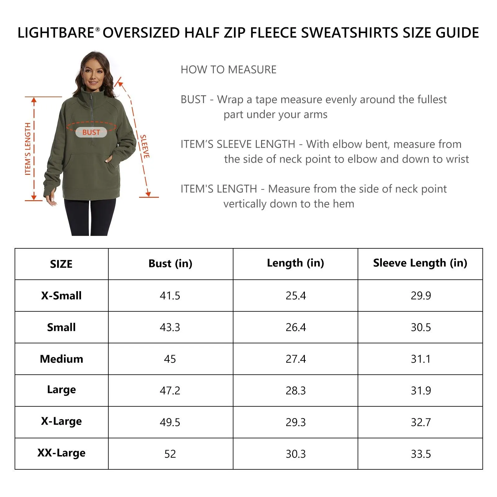 Women’s Oversized Half Zip Fleece Sweatshirts LB21W