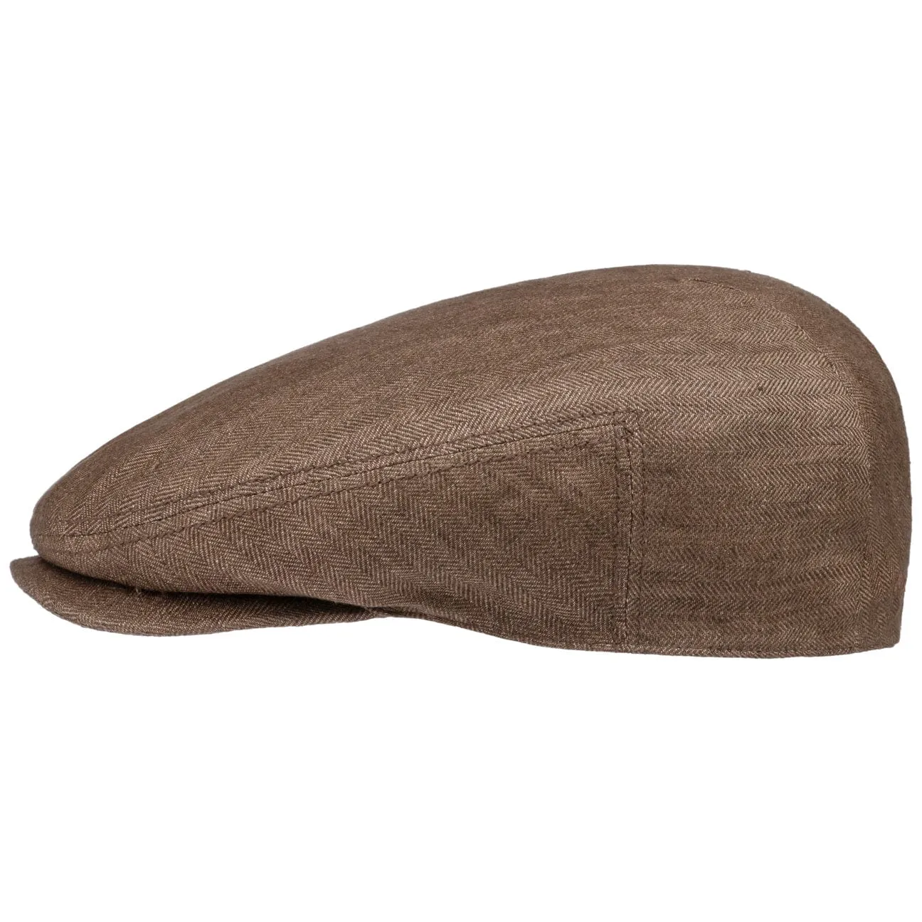 Woodfield Linen Flat Cap by Stetson