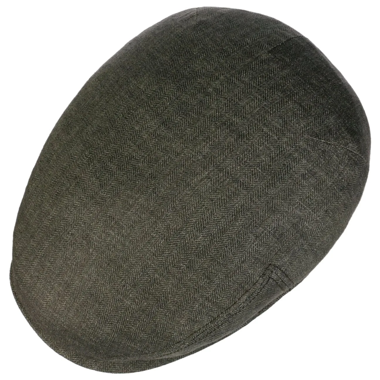 Woodfield Linen Flat Cap by Stetson