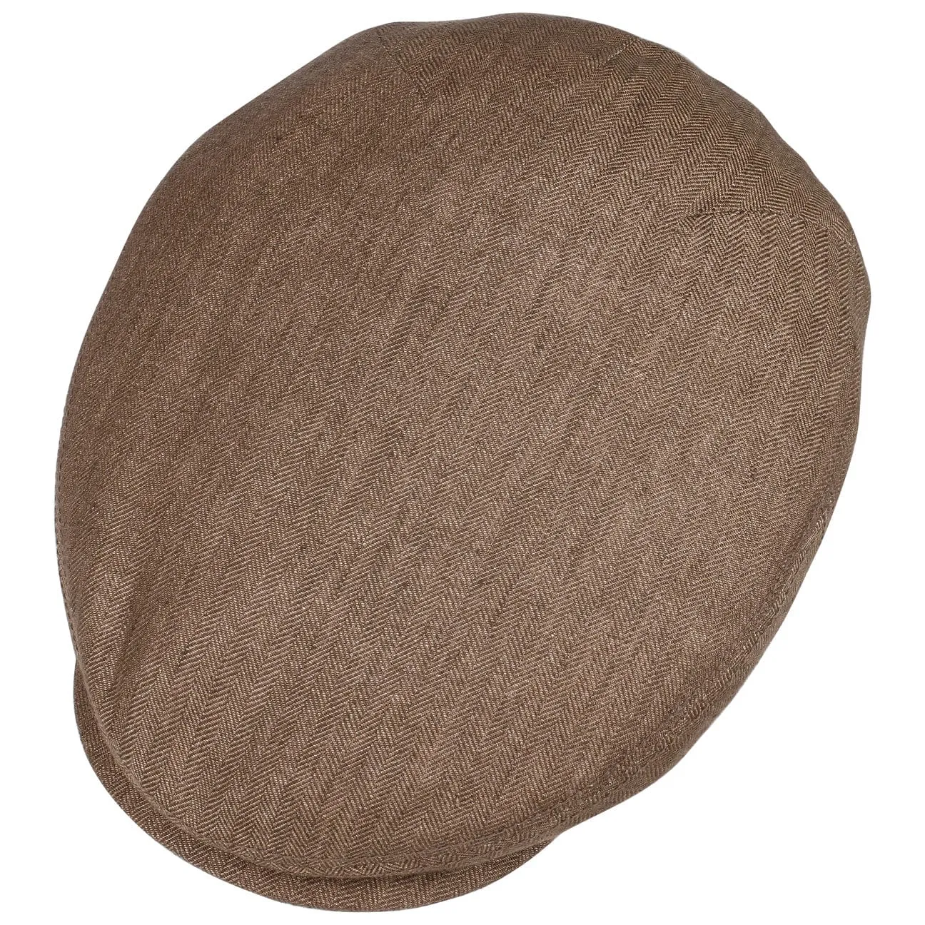 Woodfield Linen Flat Cap by Stetson